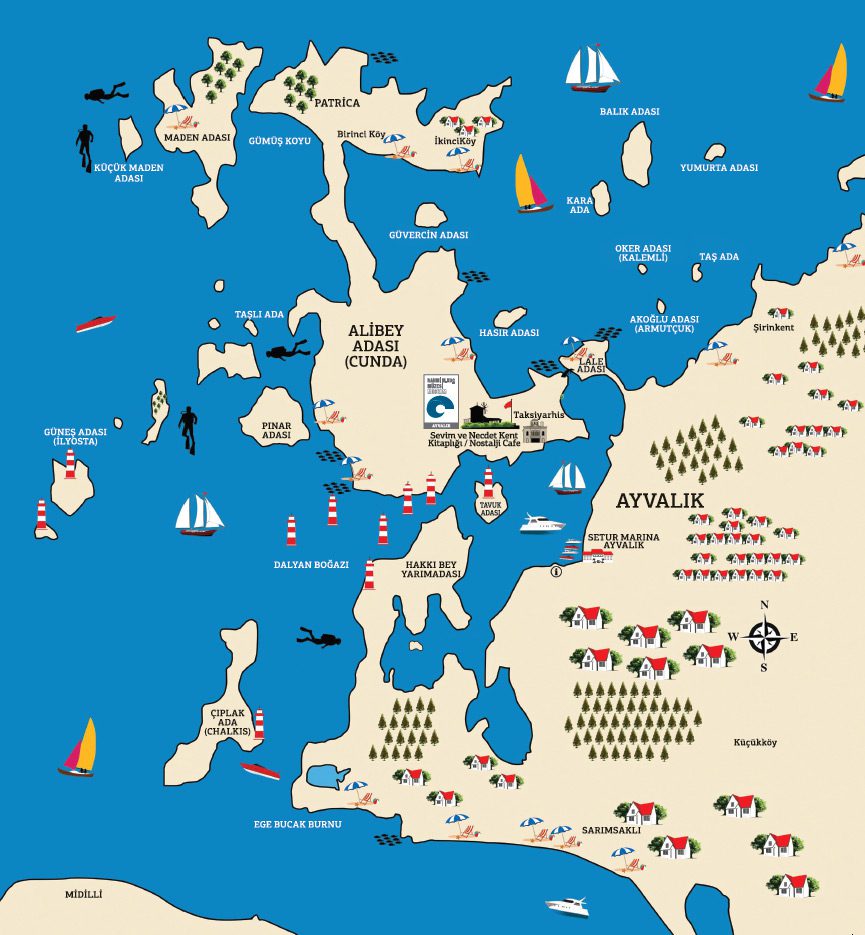 Cunda Gezilecek Yerler